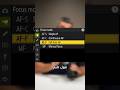 شرح بسيط للأوتو فوكس بكاميرات نيكون🔥👌#techmission #nikon #autofocus #settings #tips