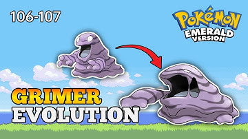 How To Evolve Grimer Into Muk In Pokemon Emerald | Hoenn Pokedex