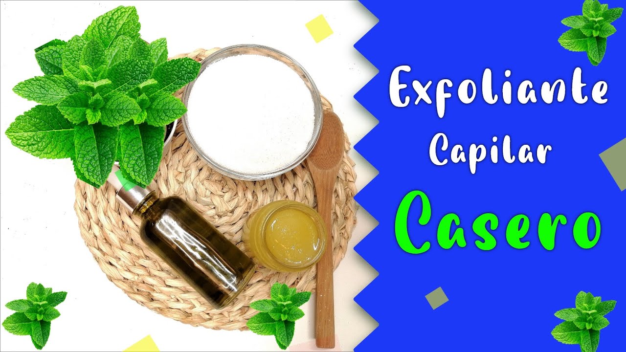 EXFOLIANTE CASERO, No más cabello estancado!😋 YouTube