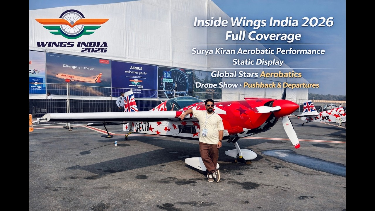 Wings India 2026 Airshow | Aircraft Showcase, Surya Kiran Display, Drone show & More #wingsindia2026