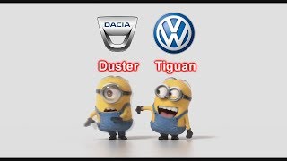 Dacia - Renault Duster vs Volkswagen Tiguan offroad