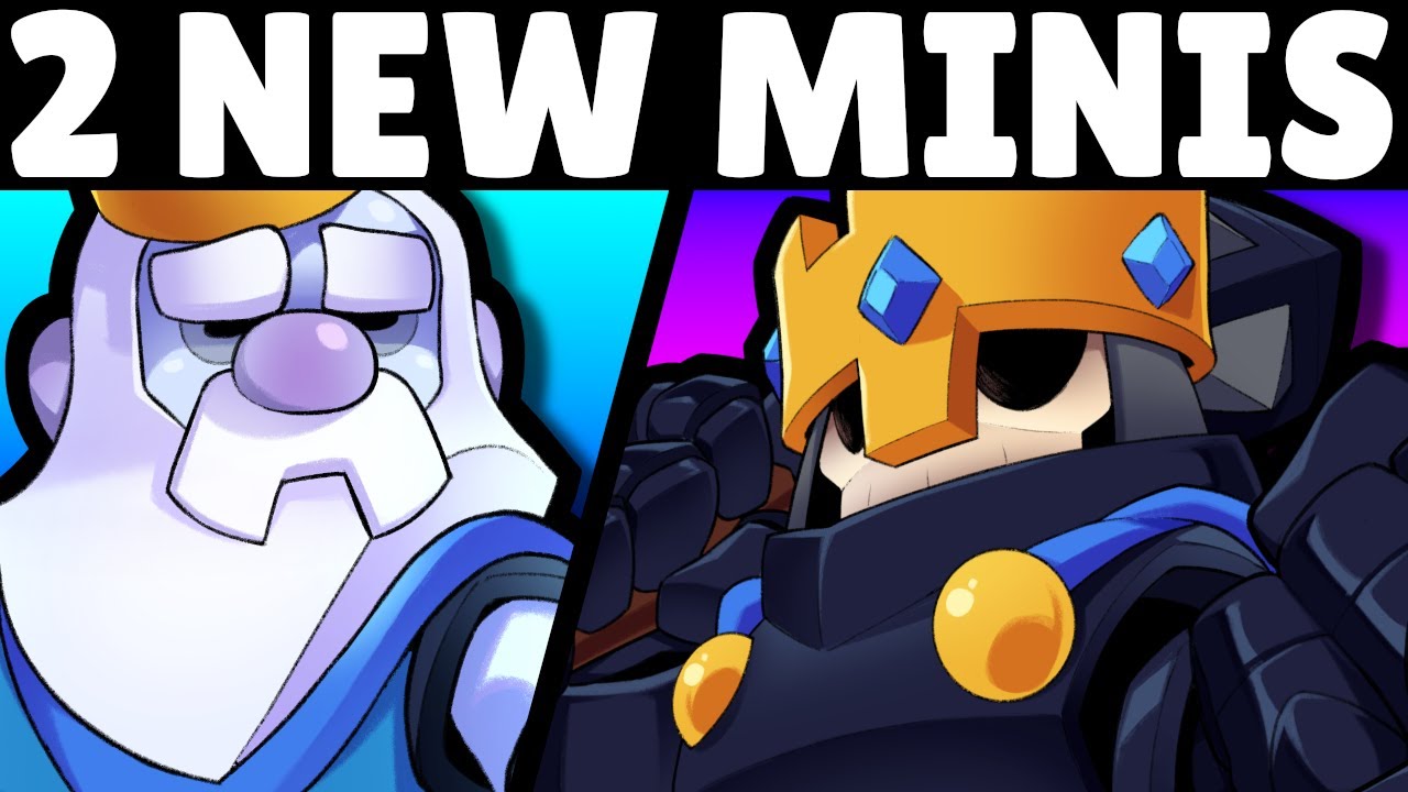2 NEW MINIS! Skeleton King & Royal Ghost VS Minis!