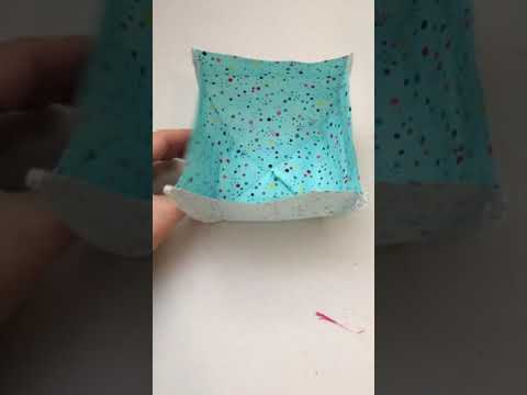 How to Sew a Hanging Pod Bag Video 1
