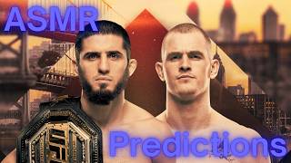 ASMR UFC 330 Makhachev vs Machado Garry Predictions Ramble