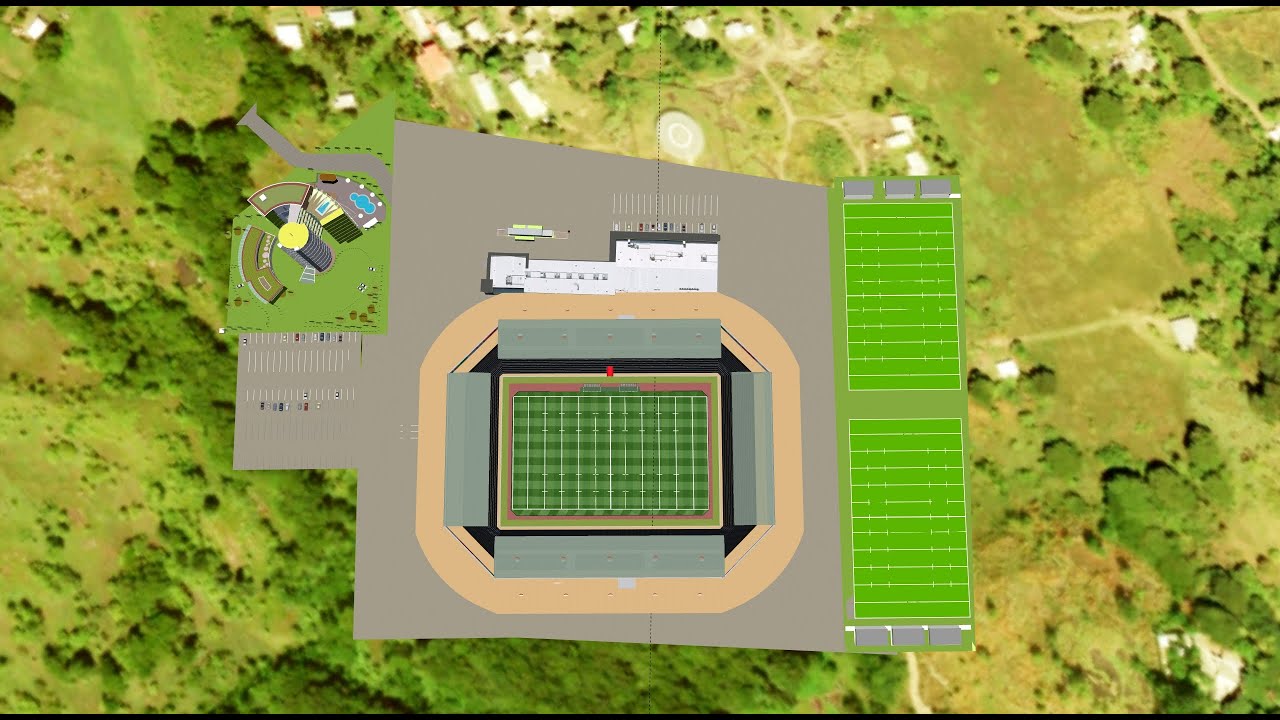 FRU Stadium   Proposed Site & 3d Concept