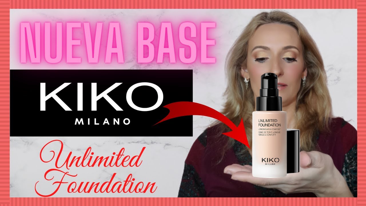 KIKO Milano NUEVA Unlimited FOUNDATION Base de LARGA duración. SIN transferencia, 24h de duración😮😮😍
