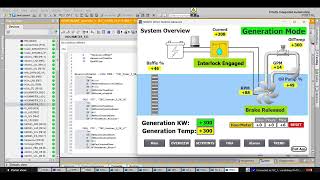 TIA Portal | Hydroelectric Plant Simulation with Multi-Language PLC Programming and Dynamic HMI