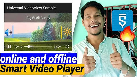 smart Universal video player offline and online activity project in sketchware #AndroidAppdeveloper