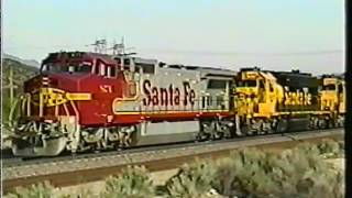 Classic Railroad Series 69 - BNSF on Cajon Pass April 1996 and June 2001