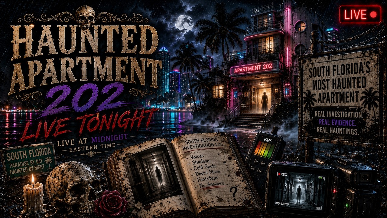 LIVE: Solving The Haunted Mystery of Apartment 202
