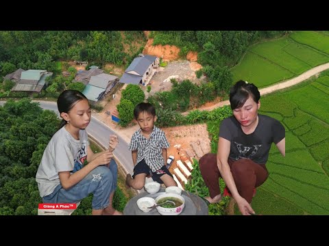 Tearful Meal: Mother and Kids Sacrifice for Father's Treatment