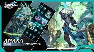 Anaxa Aesthetic Home Screen 💚 Honkai Star Rail