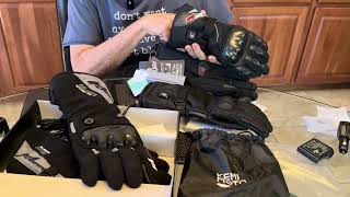 Heated motorcycle glove test and review