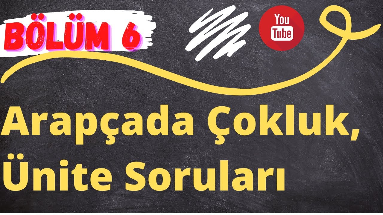 AÖF TARİH OSMANLICA 1-  28.  DERS- Arapça Kelimelerde Çokluk ve Ünite Soruları