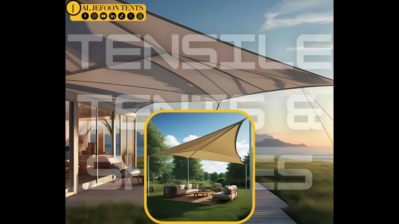 🌟 Tensile Tents & Shades by Al Jefoon Tents 🌟