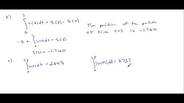 AP CALC AB - 2018 #2 2017 #5 2016 #2 - FRQ Practice - Particle Motion