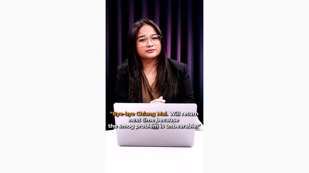 PM2.5 in Chiang Mai being criticised by international netizens - YouTube