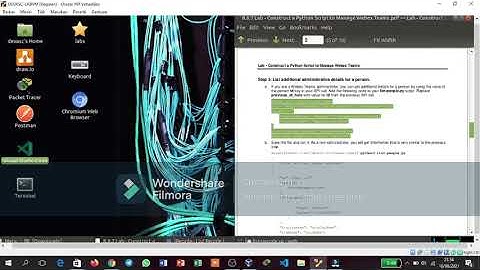 8.6.7 Lab - Construct a Python Script to Manage Webex Teams