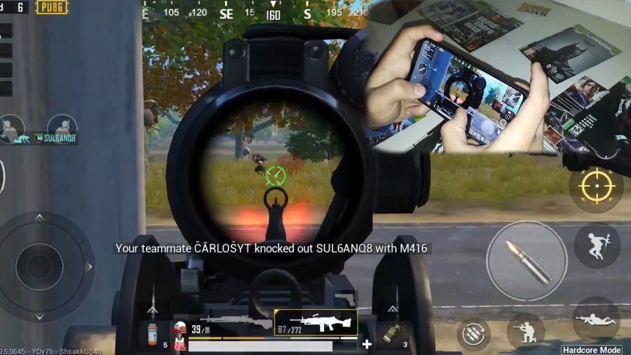 عراقي يجلد المحترفين مع تصوير الكامرة على اليد في ببجي موبايل PUBG Mobile