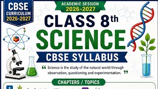 Class 8th Science Syllabus#viral #trending #curiosity #new #facts #guidance #viralvideo #cbse #ncert