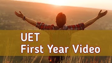 My first year journey video at UET lahore || 2021-2022 || Husnain Mazhar 2021-CS-147