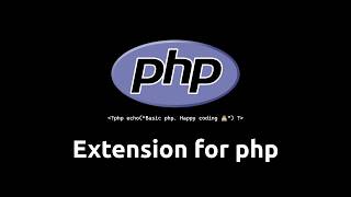 រៀន php - Extension for php - #phpkhmer