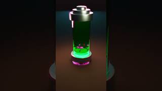 Battery 3d animation in blender