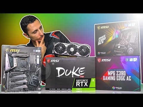 2080ti 2080 1080ti Z390セット MSI Z390 Motherboards + DUKE RTX 2080Ti - Unboxing and
