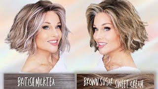 Belle Tress Sister Wig Styles In 2 Colors British Milktea & Brown Sugar Sweet Cream