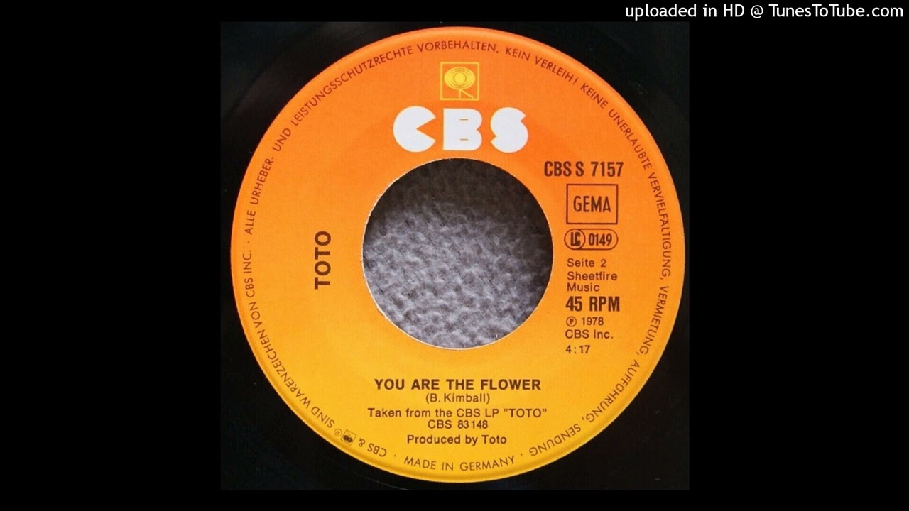 洋楽 Official Toto - You Are The Flower (Extended Album Version 1978) - YouTube