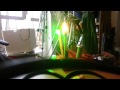 Lighting up matches with overpowered green laser