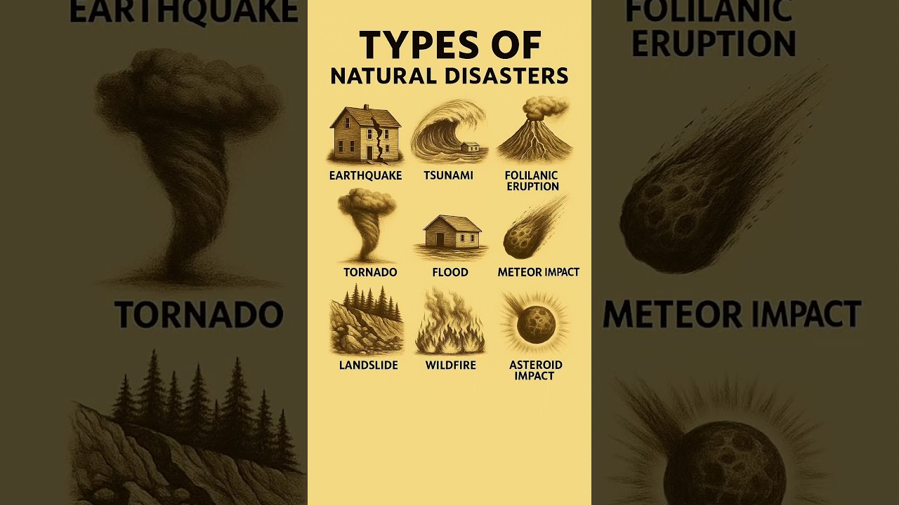 🌎 DISCOVER TYPES OF NATURAL DISASTERS ☄️ Pt.2 