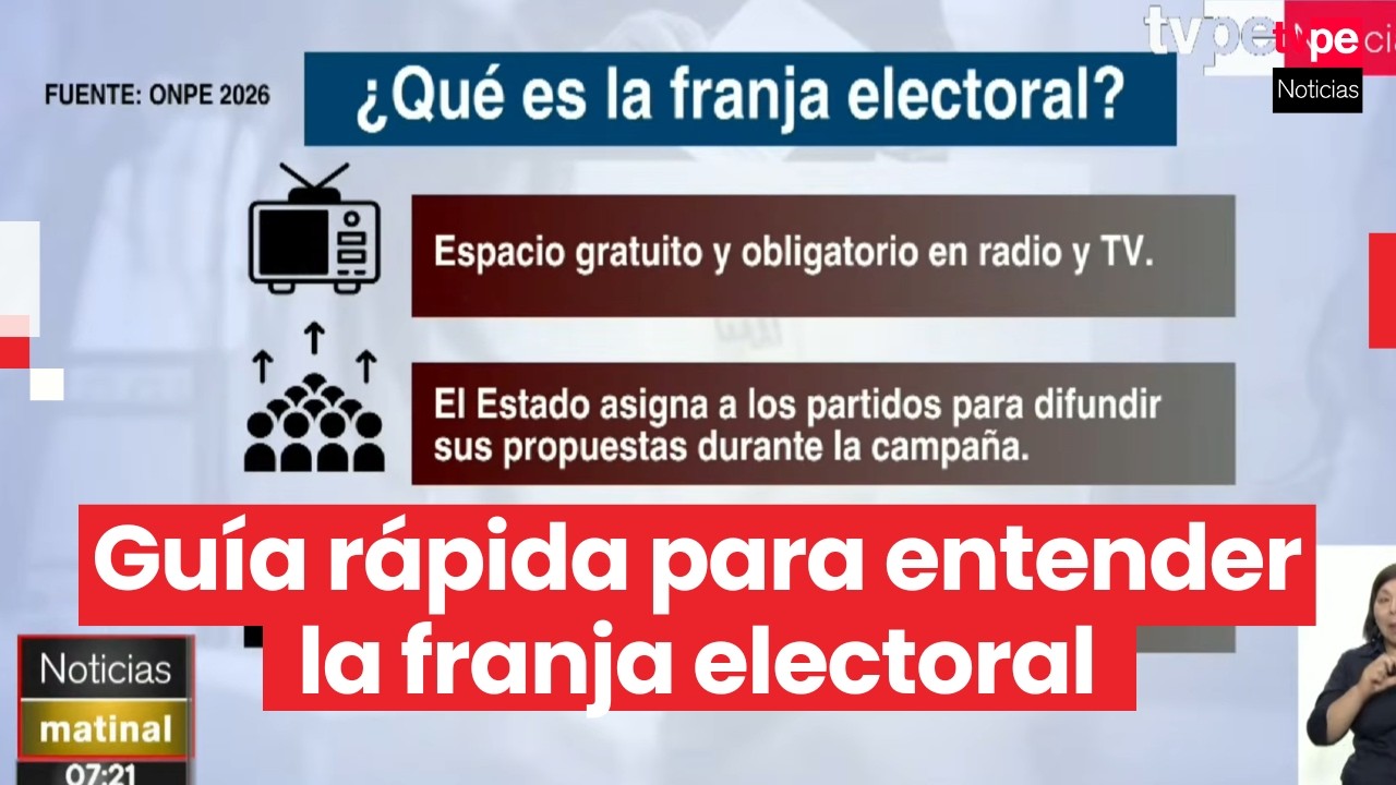 Franja electoral 2026: lo que debes saber sobre su funcionamiento
