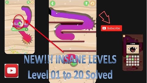 Dig this! Insane Levels All 20 solved - 01-01 to 01-20 (Dig it) Solution Walkthrough