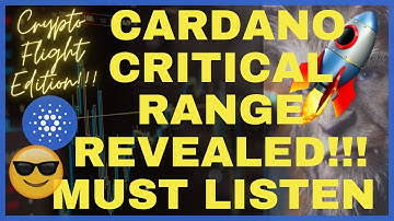 CARDANO CRITICAL RANGE REVEALED!!! MUST LISTEN | PRICE PREDICTION | TECHNICAL ANALYSIS$ ADAUSD