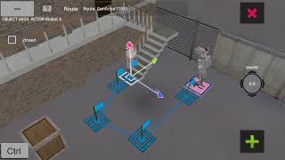3DMap. How to set Route and Behavior to npc.