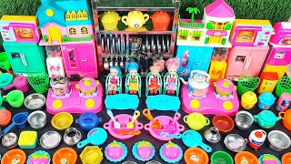 6 Minutes Satisfying With Unboxing Hello Kitty Kitchen Set | Miniature Kitchen Set ASMR | Mini Toys