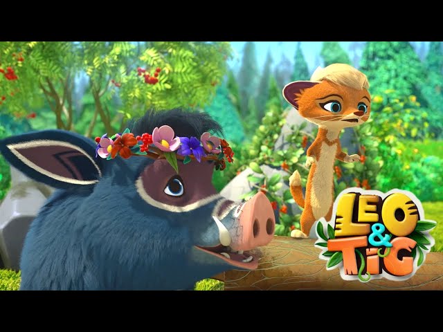 Leo and Tig 🦁 Summer best 🐯 Funny Family Good Animated Cartoon for Kids class=