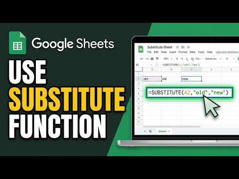 How to Use SUBSTITUTE Function in Google Sheets (Full Tutorial)