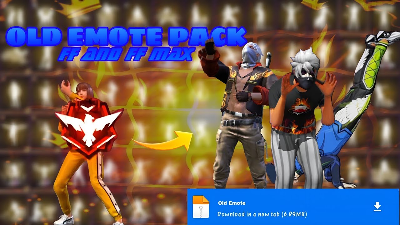 ☢️OLD RARE EMONT GLITCH FILE 📂 FF+MAX✅ 100%WORKING✅ TEXTURE ✨