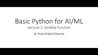 Mastering Python Basics: lambda function Explained Wealth