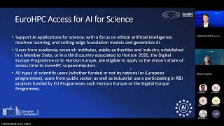 EuroHPC JU Webinar Recording: "AI Factories: Open for Business"