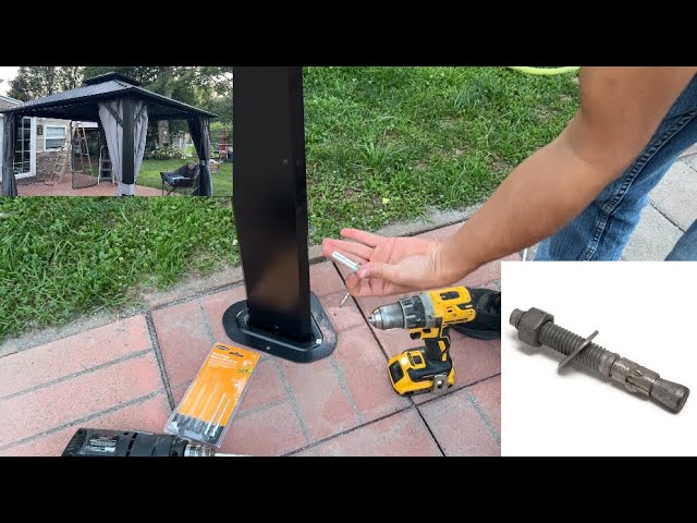 How to Anchor Gazebo to Concrete Without Drilling: Easy & Secure Methods