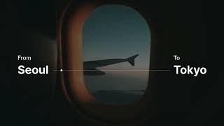 Study on a Plane to Tokyo ✈️ (2 Hours) | Airplane Cabin Ambience + Lofi Beats screenshot 2