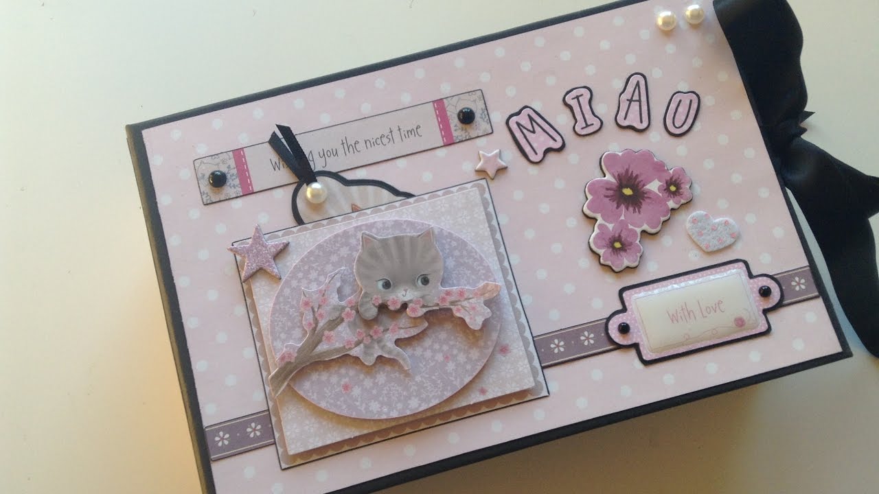 DIY Scrapbook Mini Album [Tutorial] YouTube