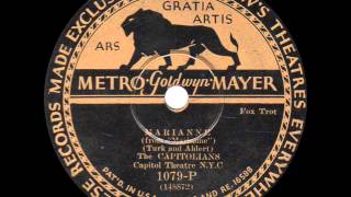 The Capitolians - Marianne - 1929