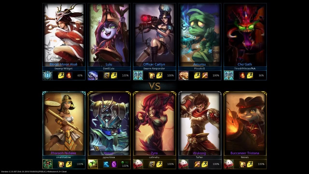 [s4] Game 70: Nasus vs Cho'Gath (L) highlight