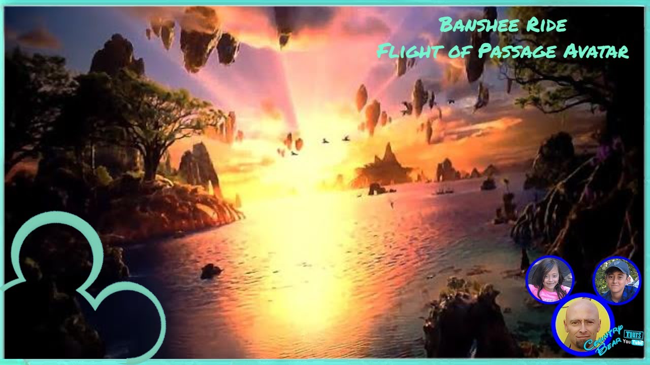 Animal Kingdom Banshee Ride | Disney Flight of Passage | Avatar Ride | Disney World