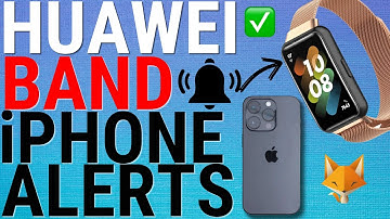 Huawei Band 8: Show iPhone Notifications