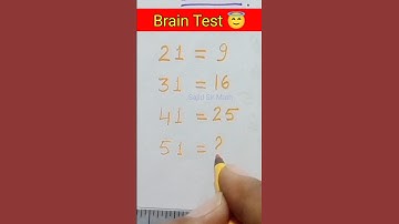Brain Test 😳| maths puzzles| #shorts #ytshorts